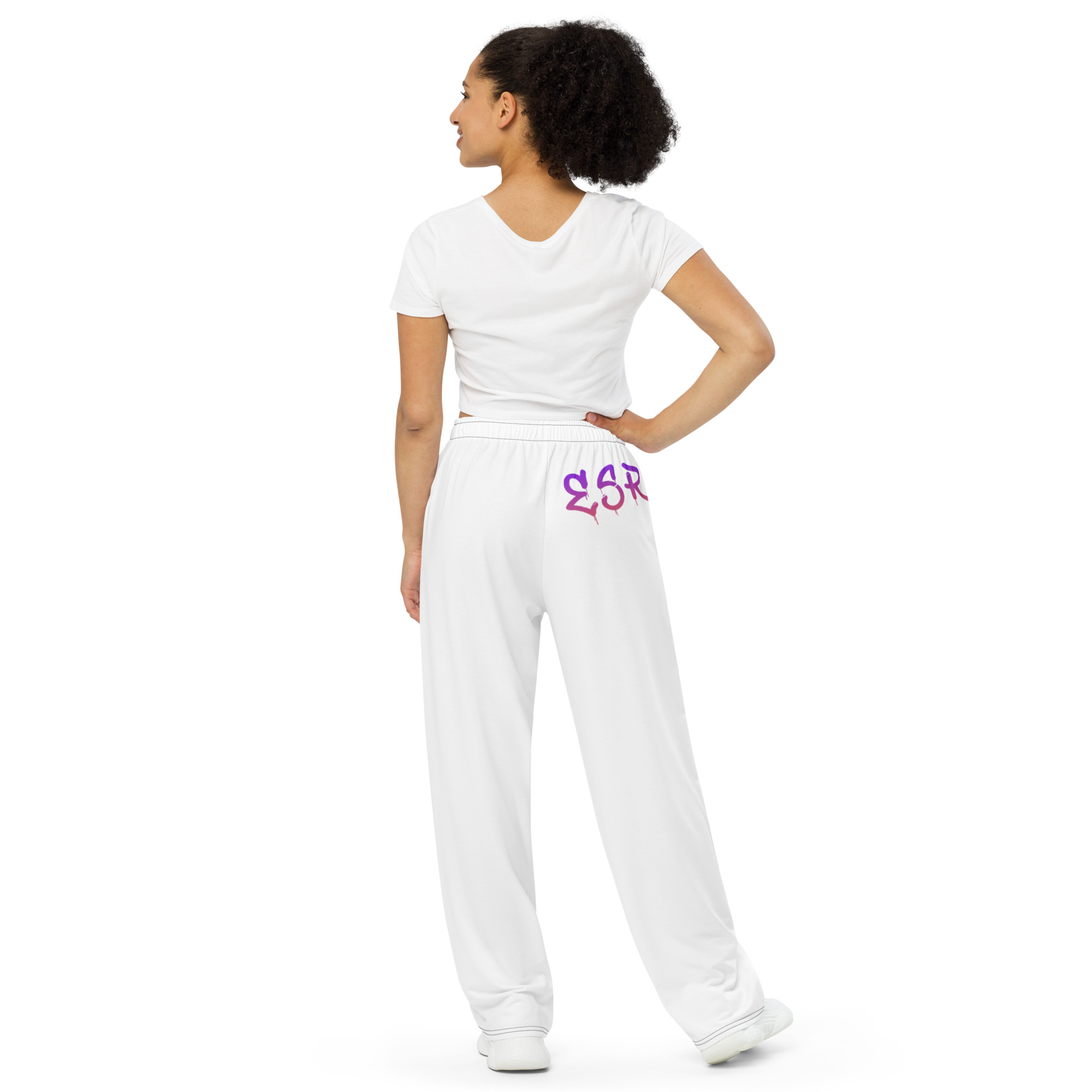 Pantalon large all over unisexe – Image 2