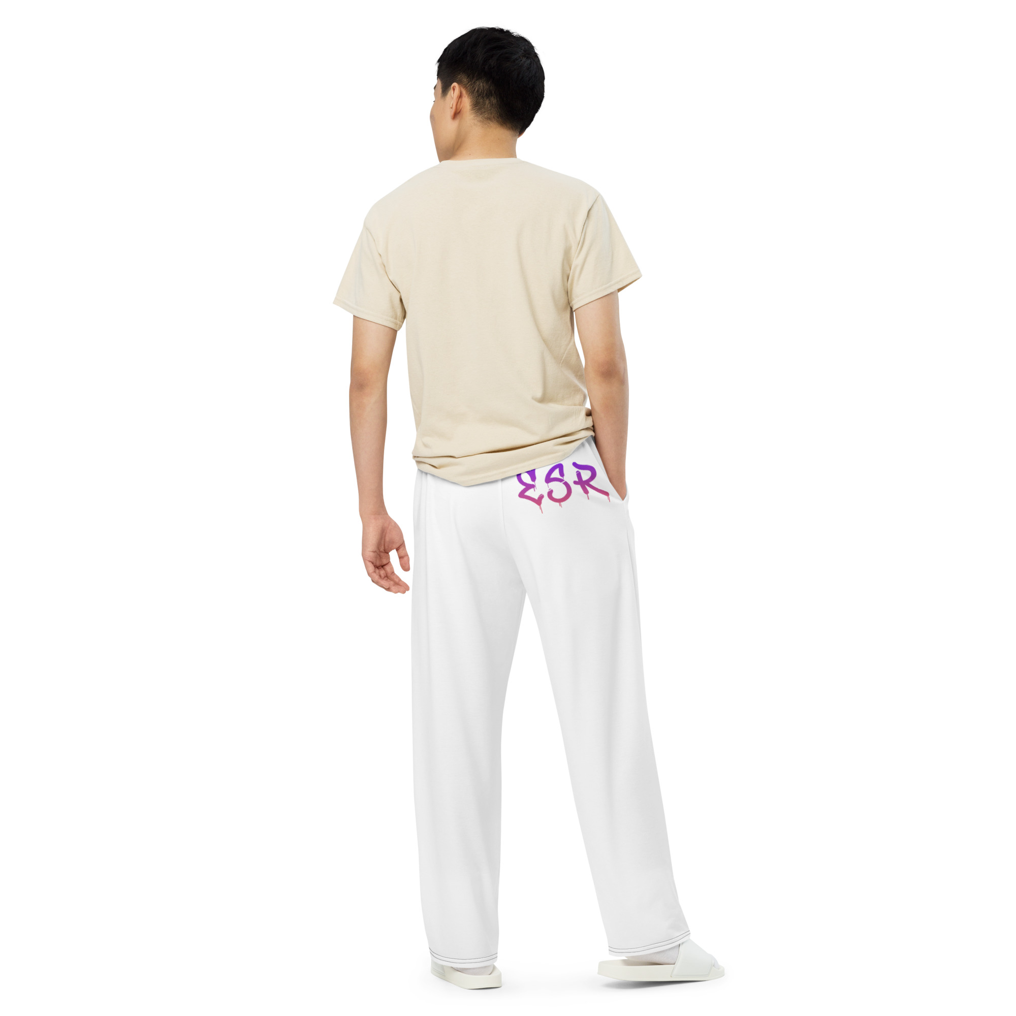 Pantalon large all over unisexe – Image 7
