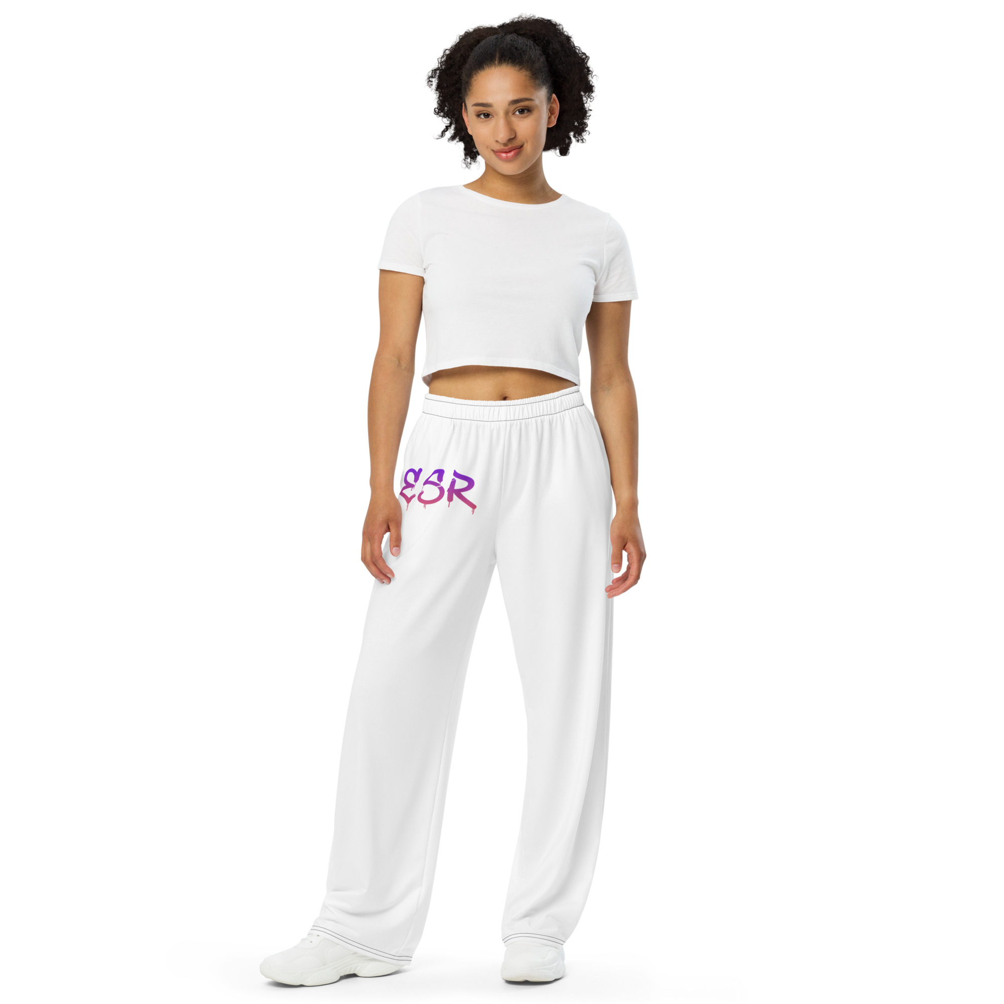 Pantalon large all over unisexe – Image 4