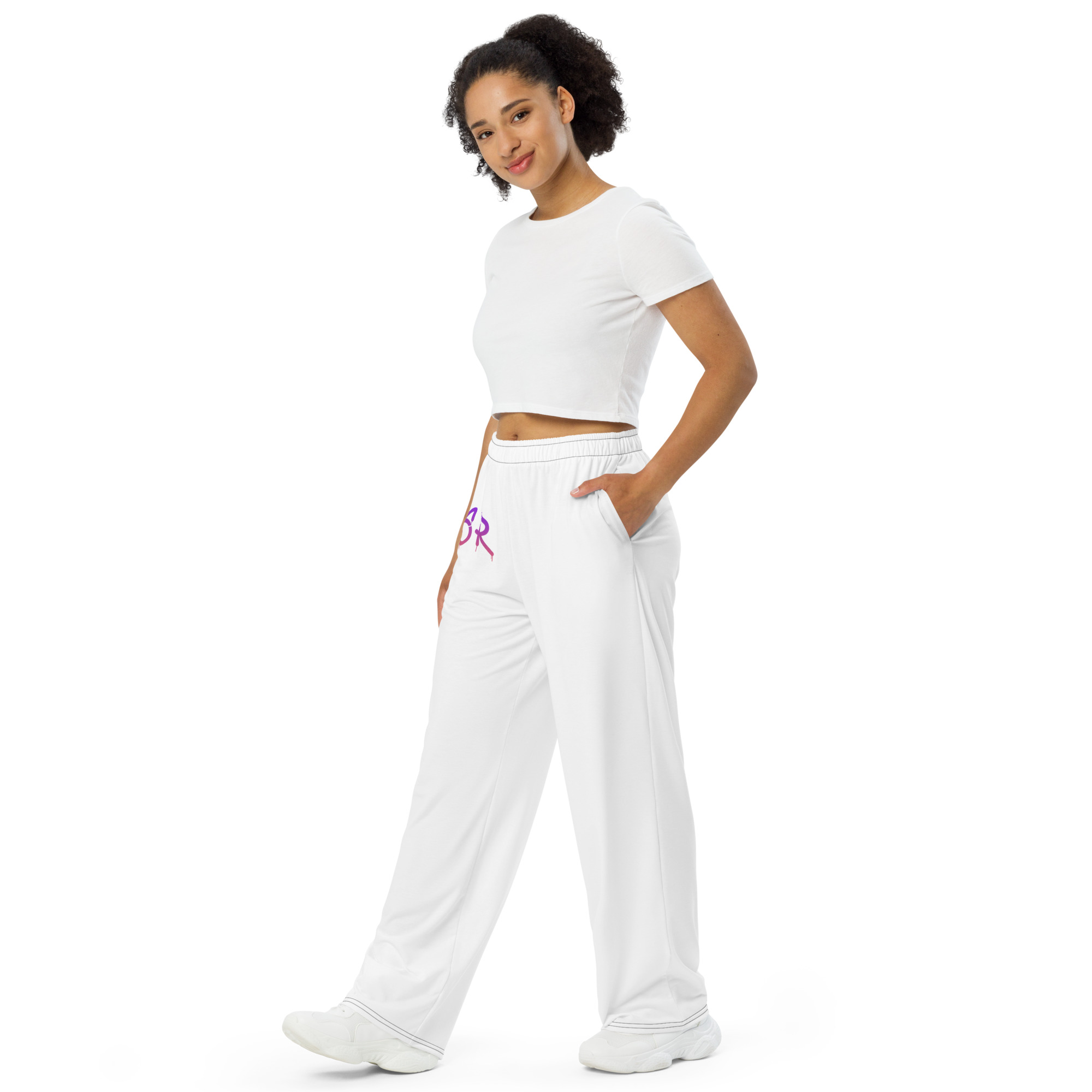 Pantalon large all over unisexe – Image 3
